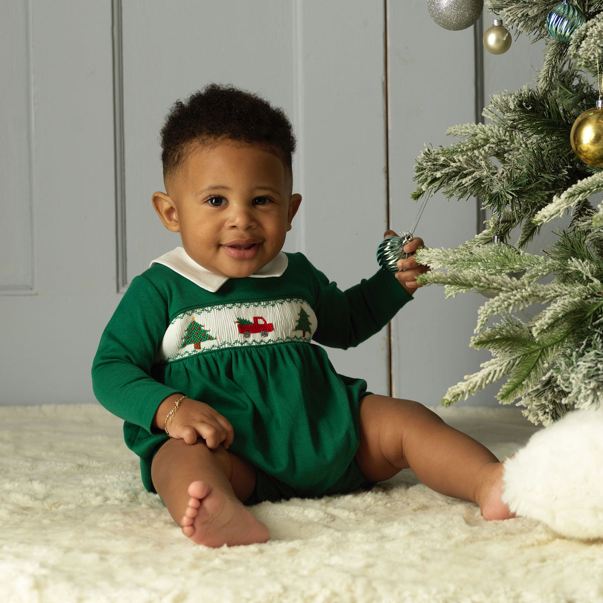 Christmas Tree Babysuit