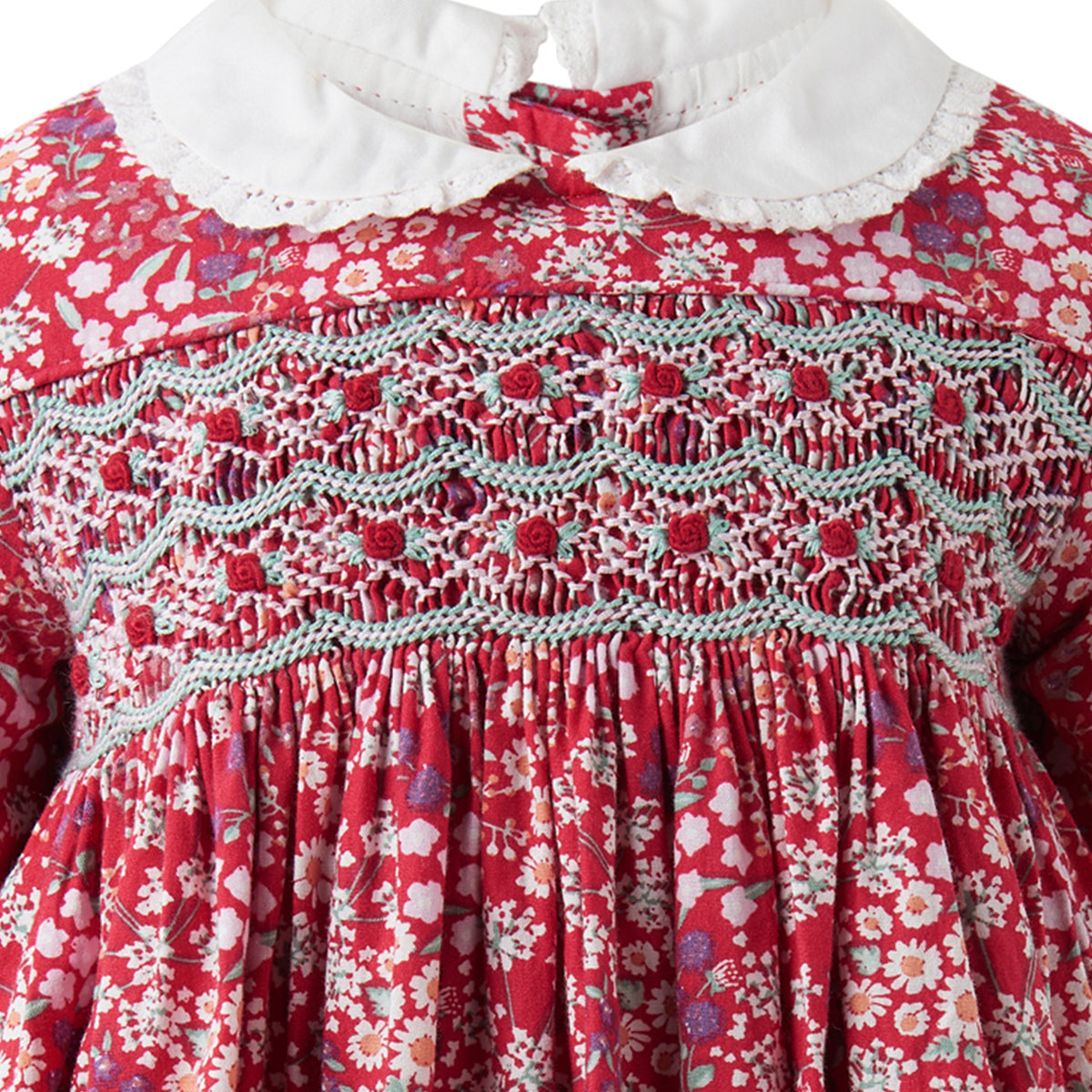 Bouquet Smocked Dress and Bloomers