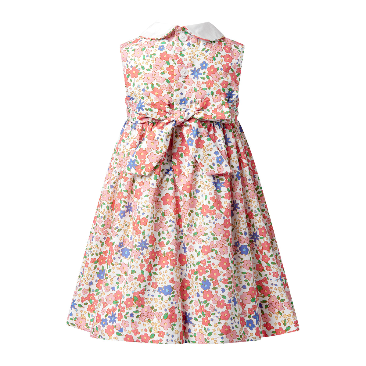 Floral Peter Pan Collar Dress & Bloomers