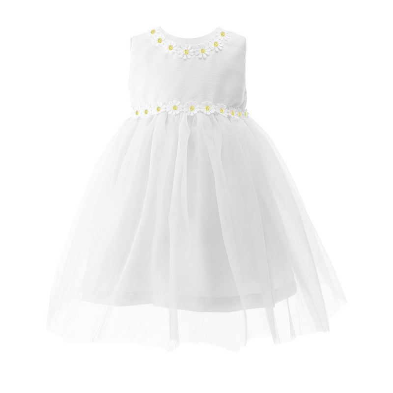 Ivory Daisy Tulle Dress