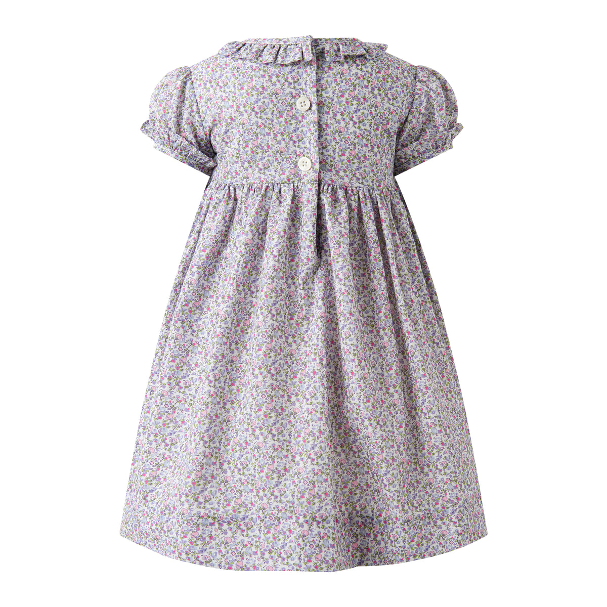 Frill Collar Smocked Dress and Bloomers