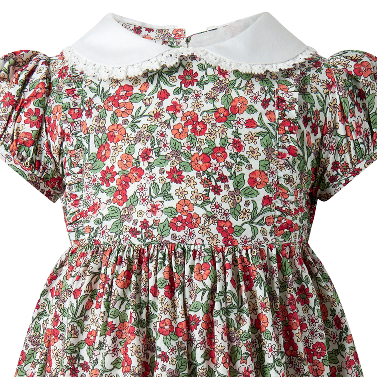 Botanical Frill Front Dress and Bloomers