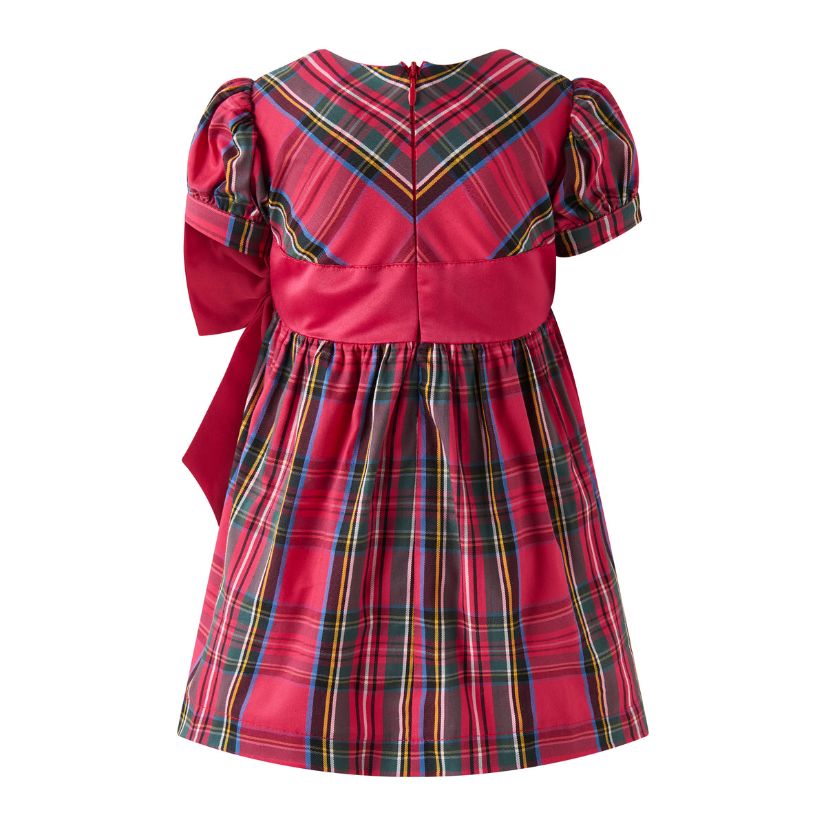 Red Tartan Bow Dress
