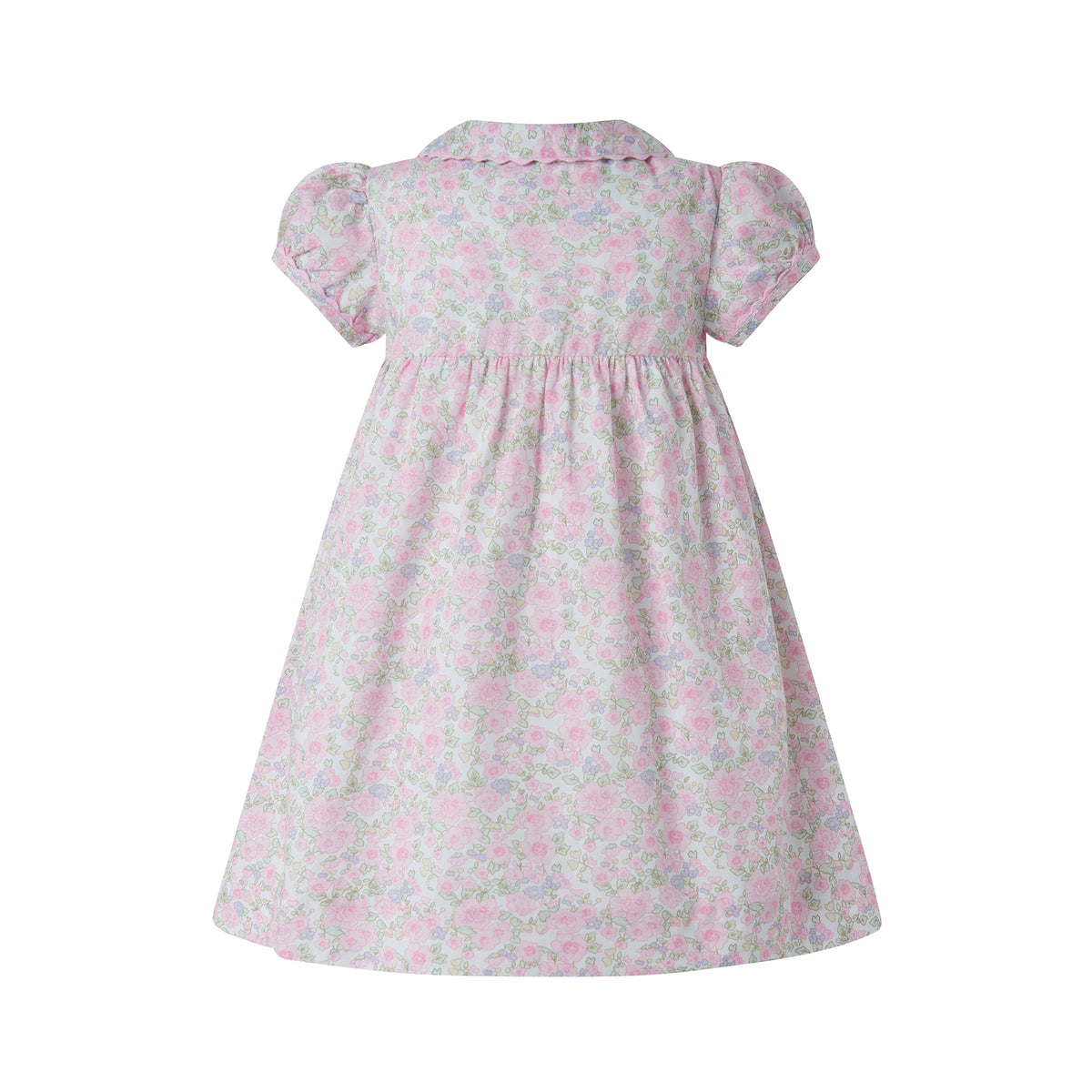 Ditsy Bloom Smocked Button-Front Dress & Bloomers