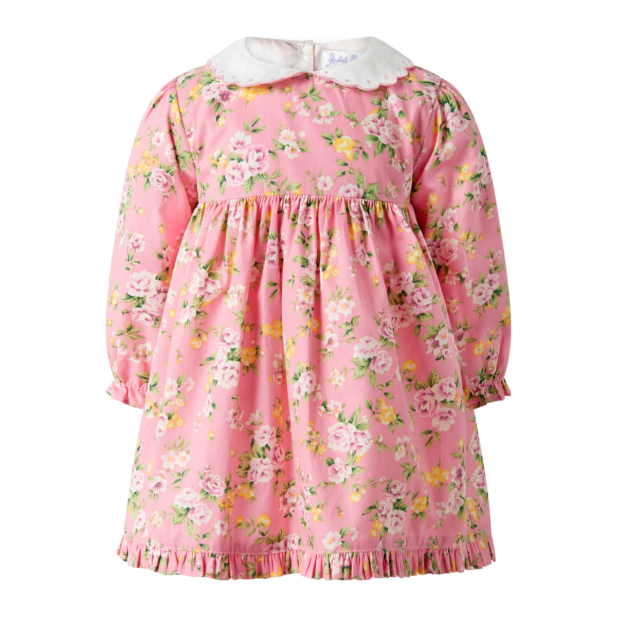 Bouquet Scalloped Collar Dress and Bloomers