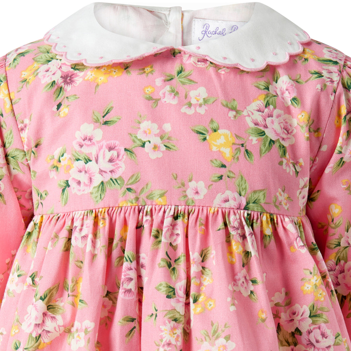 Bouquet Scalloped Collar Dress and Bloomers