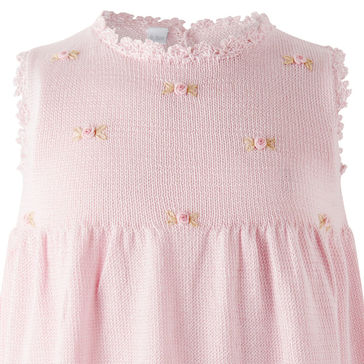Rose Embroidered Dress and Bloomers