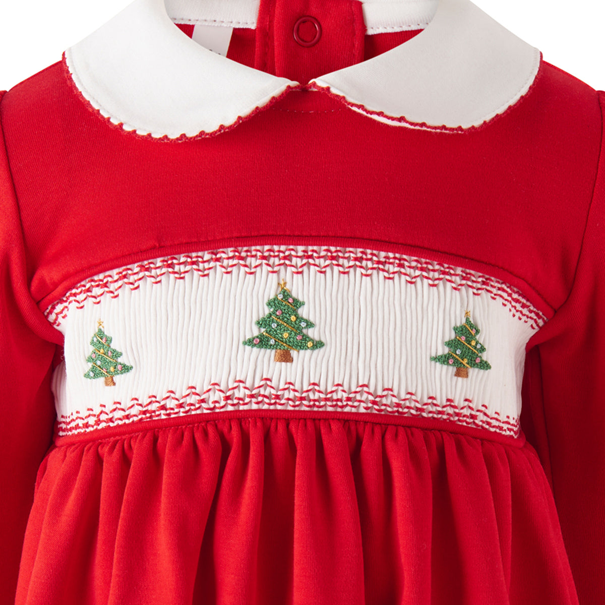 Christmas Tree Smocked Dress