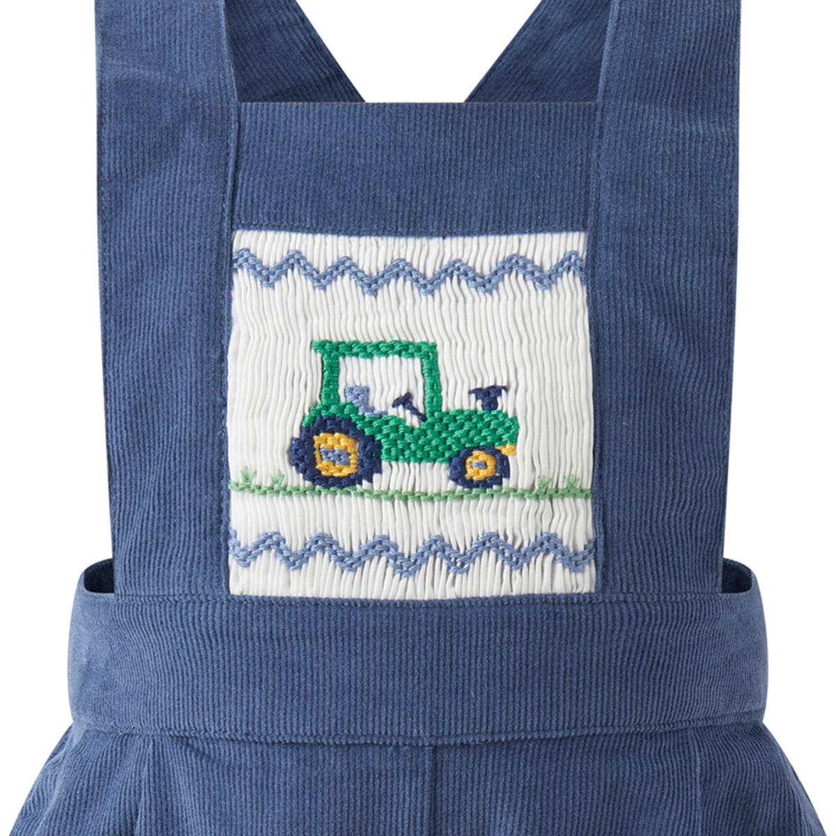 Tractor Smocked Dungarees