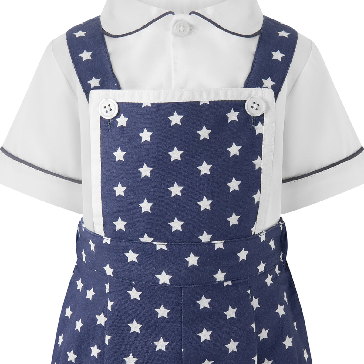 Star Dungarees and Shirt Set