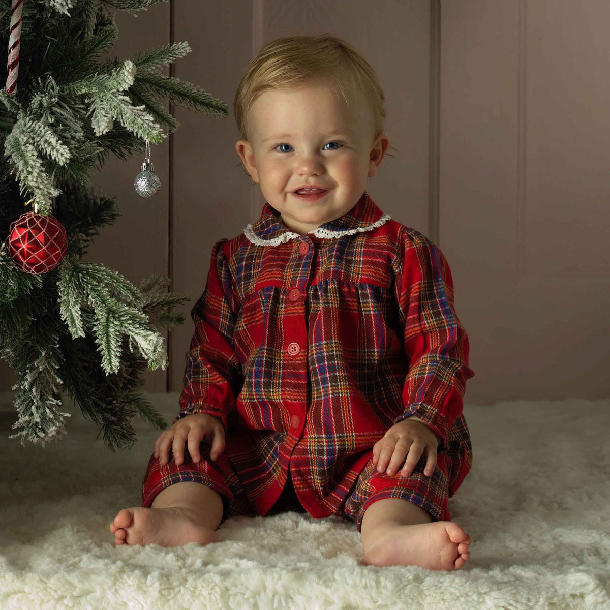 Tartan Babydoll Pyjamas
