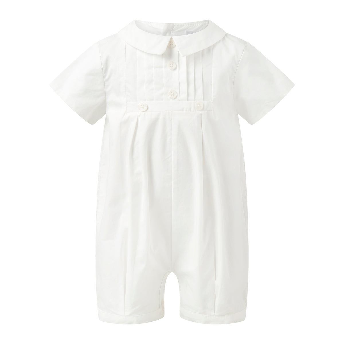 Classic Pintuck Romper & Bonnet