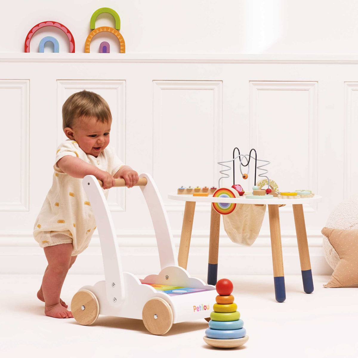 Rainbow Baby Walker