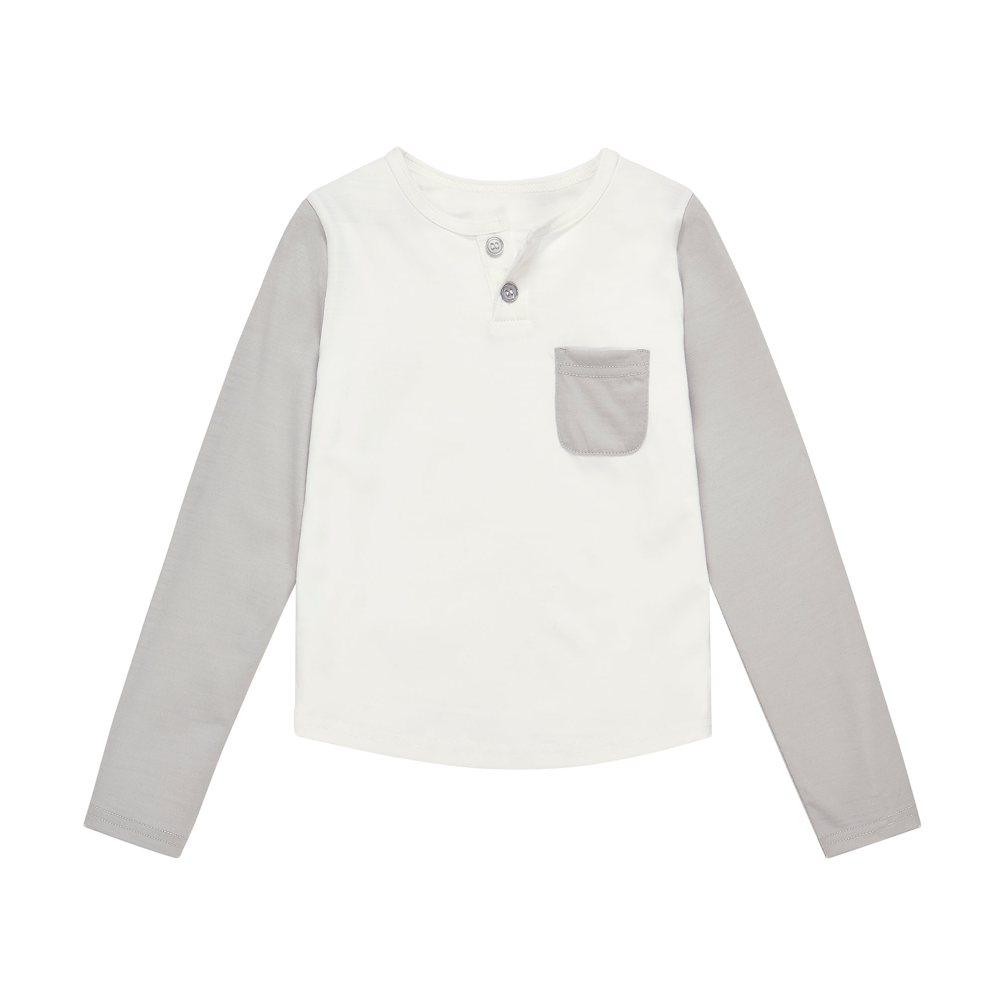 iscreamcolour MOF - Vintage Baseball Long Sleeve Tee Pink Heart Blue Stripe