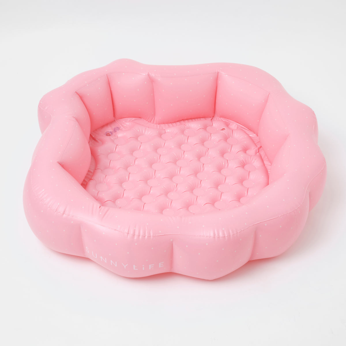 Inflatable Seashell Garden Pool Pink