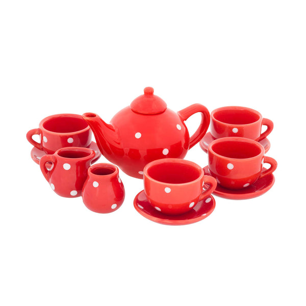 Porcelain Polka Dot Tea Set