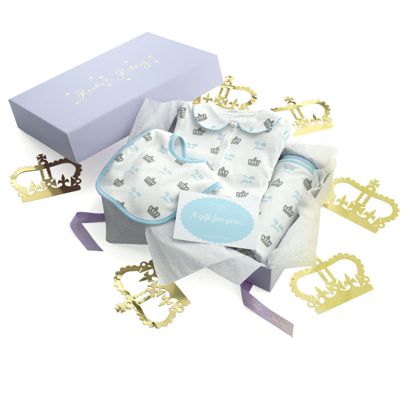 My Little Prince Babygro, Bib & Blanket Set