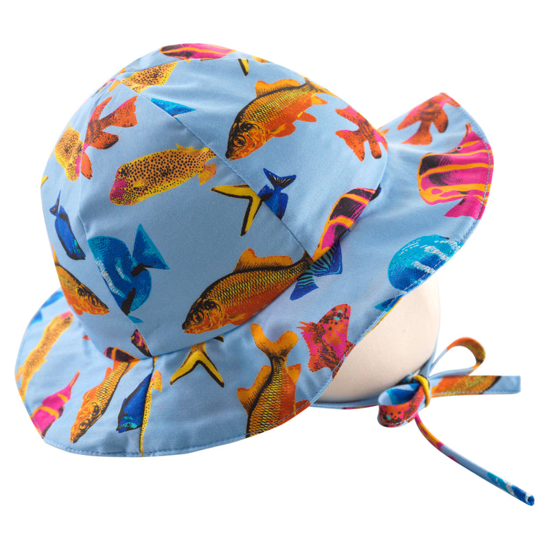 Girls Tropical Fish Sun Hat