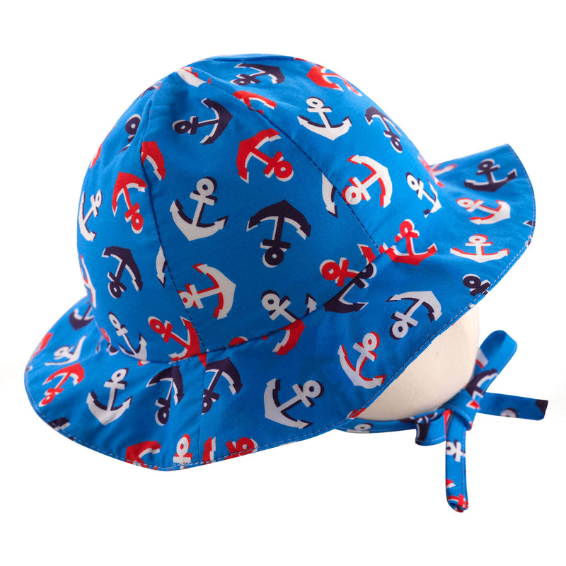 Girls Anchor Sun Hat