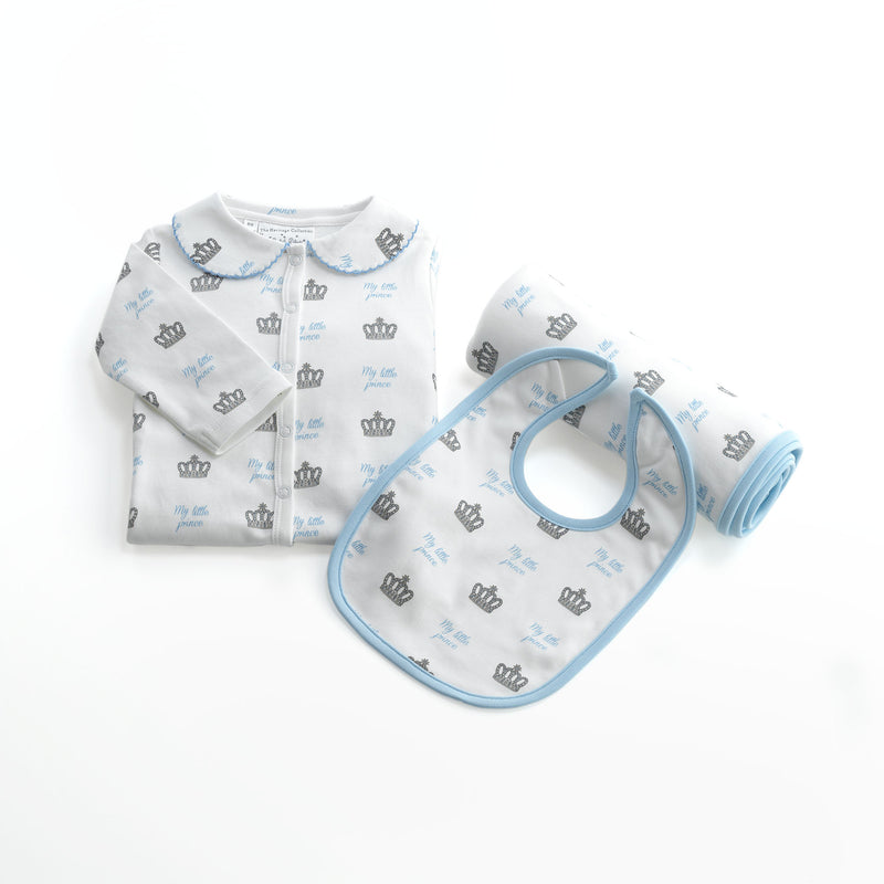 My Little Prince Babygro, Bib & Blanket Set