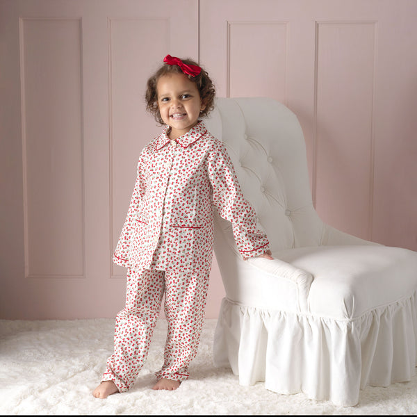 Mini Strawberry Print LS Pyjamas
