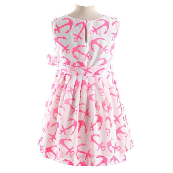 Pink Neon Anchor Dress