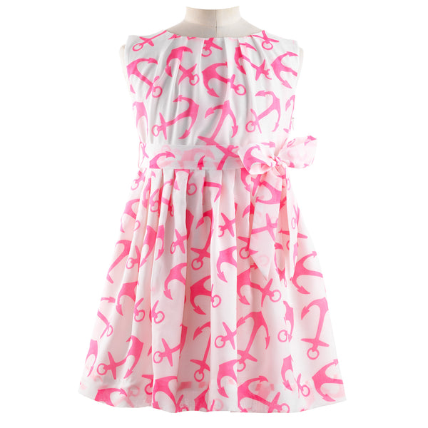 Pink Neon Anchor Dress