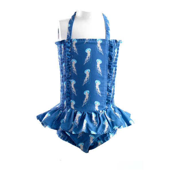 Jellyfish Ruched Swimsuit
