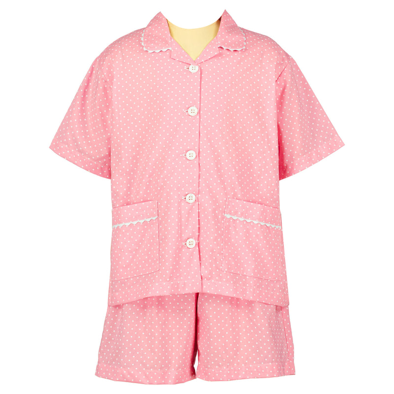 Pink Polka Dot Short Pyjamas