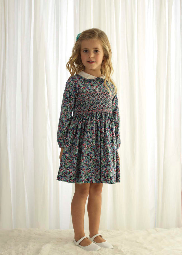 Enchanted Forest Smocked Dress
