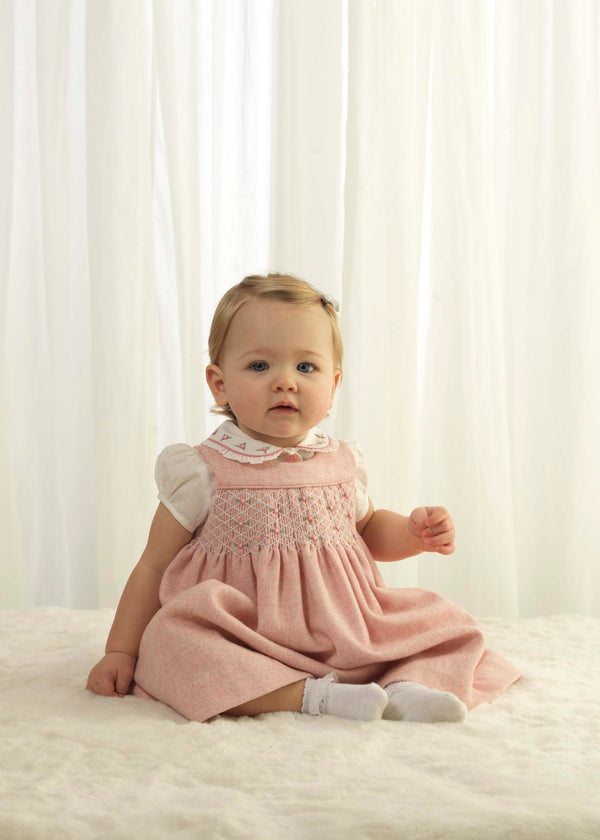 Rosebud Smocked Pinafore