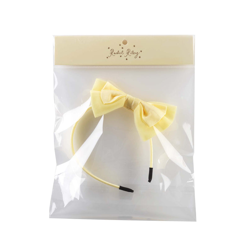 Yellow Bow Tulle Hairband