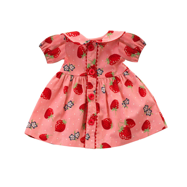 Dolly Strawberry Button Front Dress