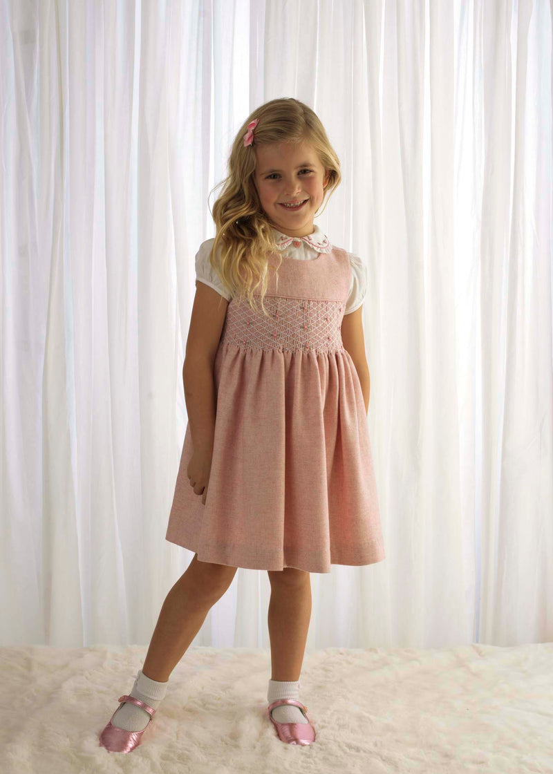 Rosebud Smocked Pinafore