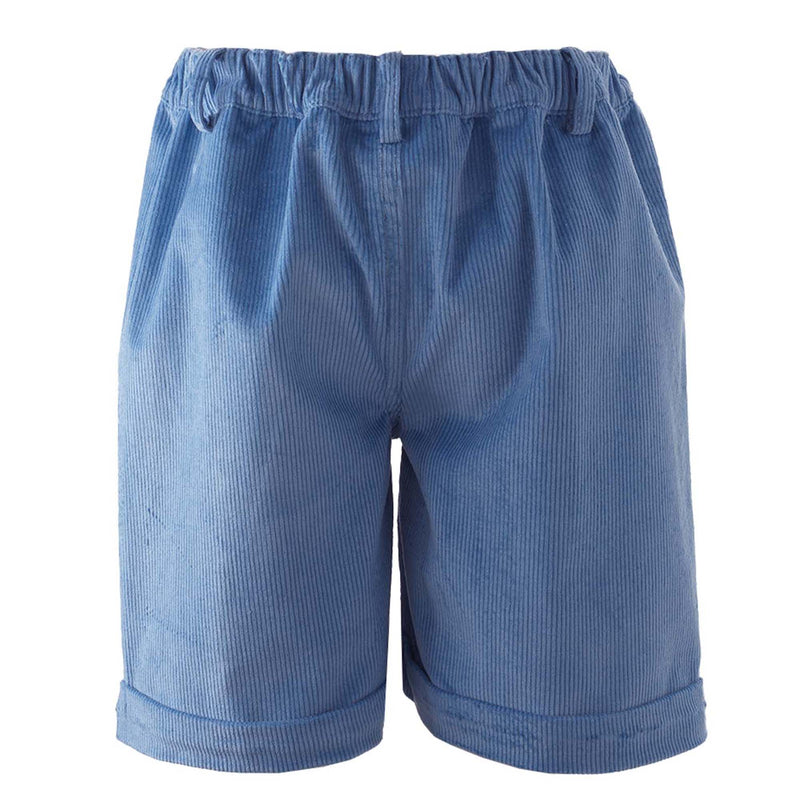 Blue Cord Shorts