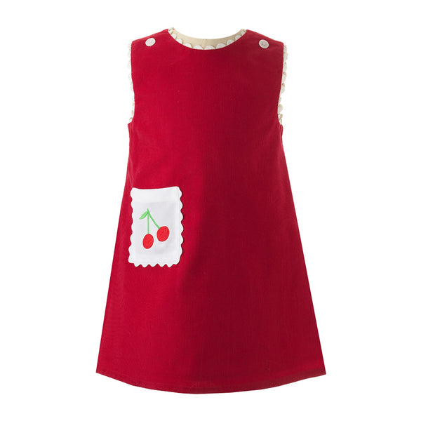 Cherry Pocket Pinafore