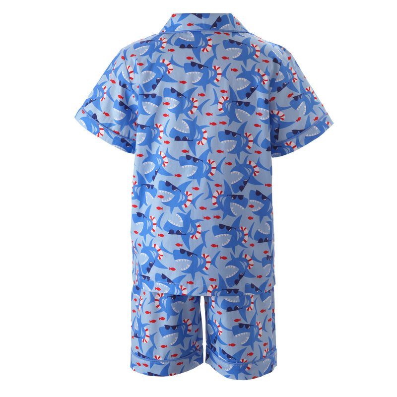 Shark Print SS Pyjamas