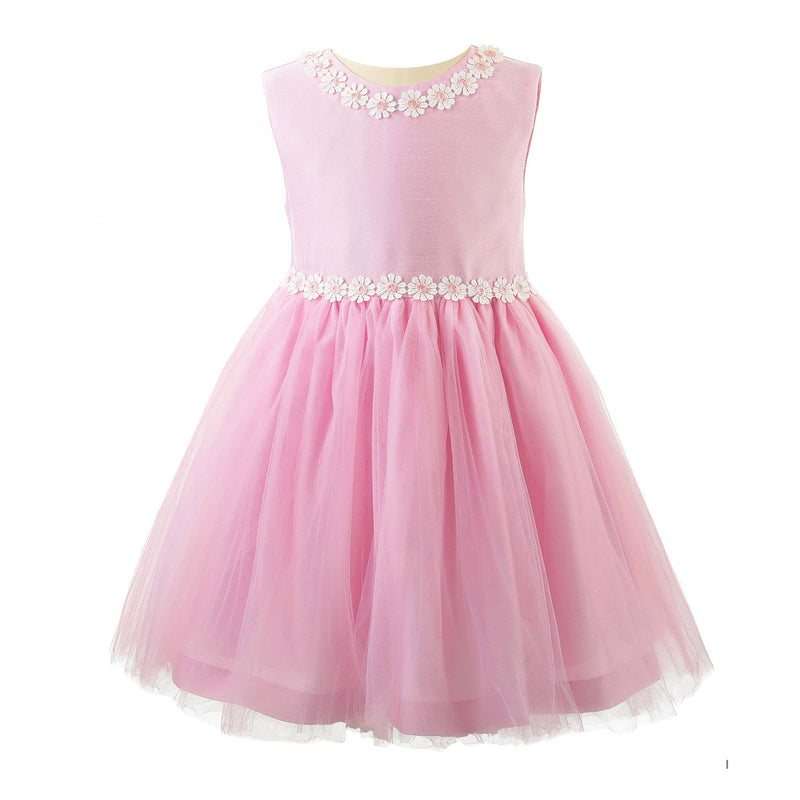 Pink Daisy Tulle Dress