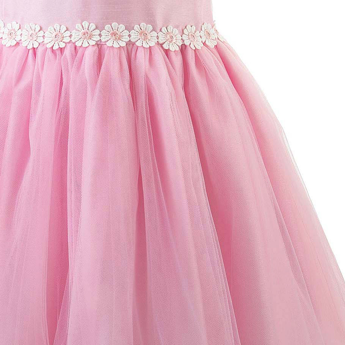 Pink Daisy Tulle Dress