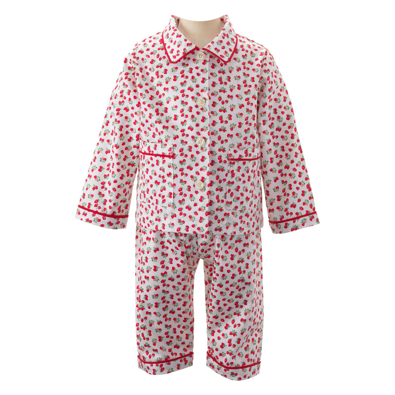 Mini Strawberry Print LS Pyjamas