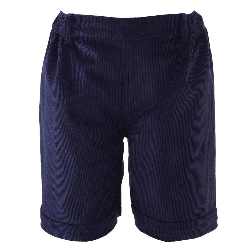 Navy Cord Shorts