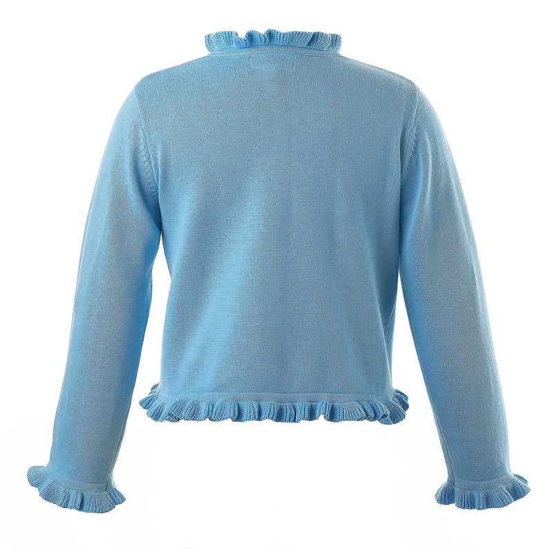 Blue Frill Cardigan