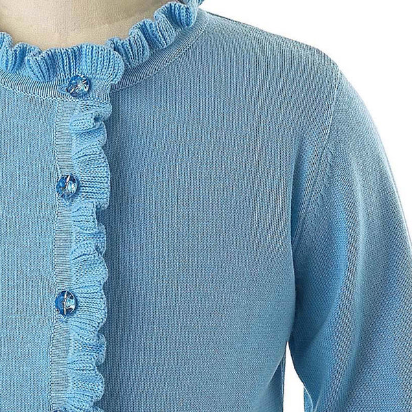 Blue Frill Cardigan