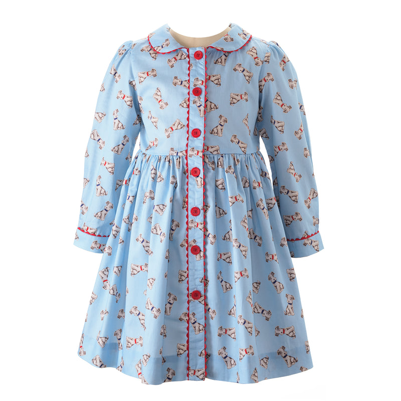 Puppy Button-Front Dress