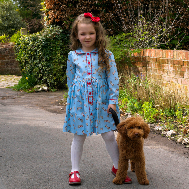 Puppy Button-Front Dress