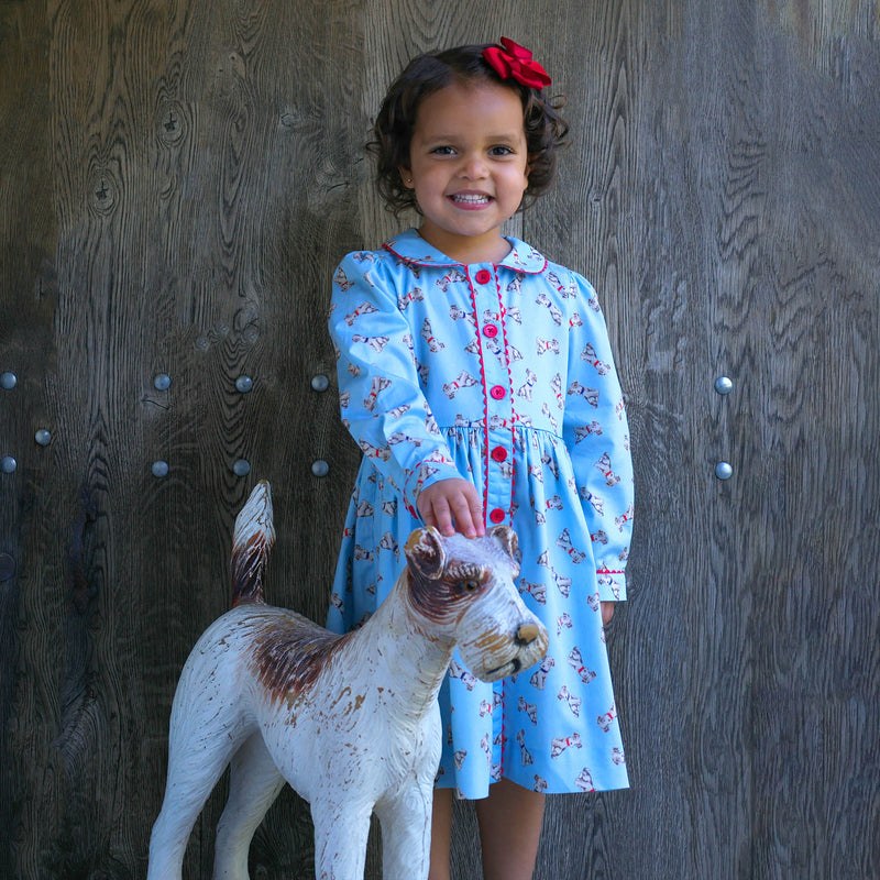 Puppy Button-Front Dress