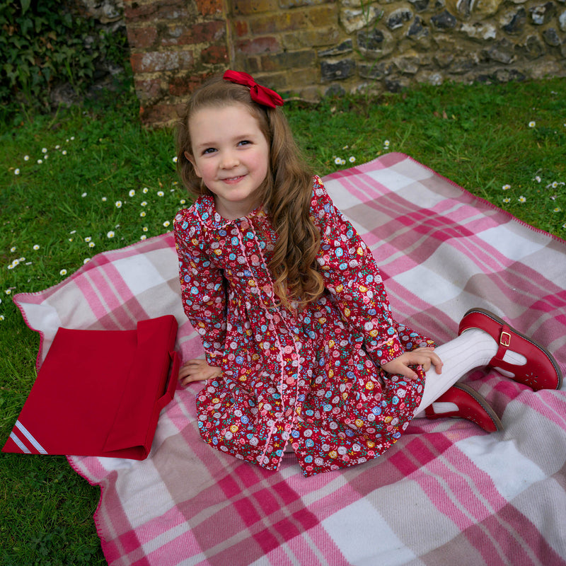 Rose Garden Button-Front Dress