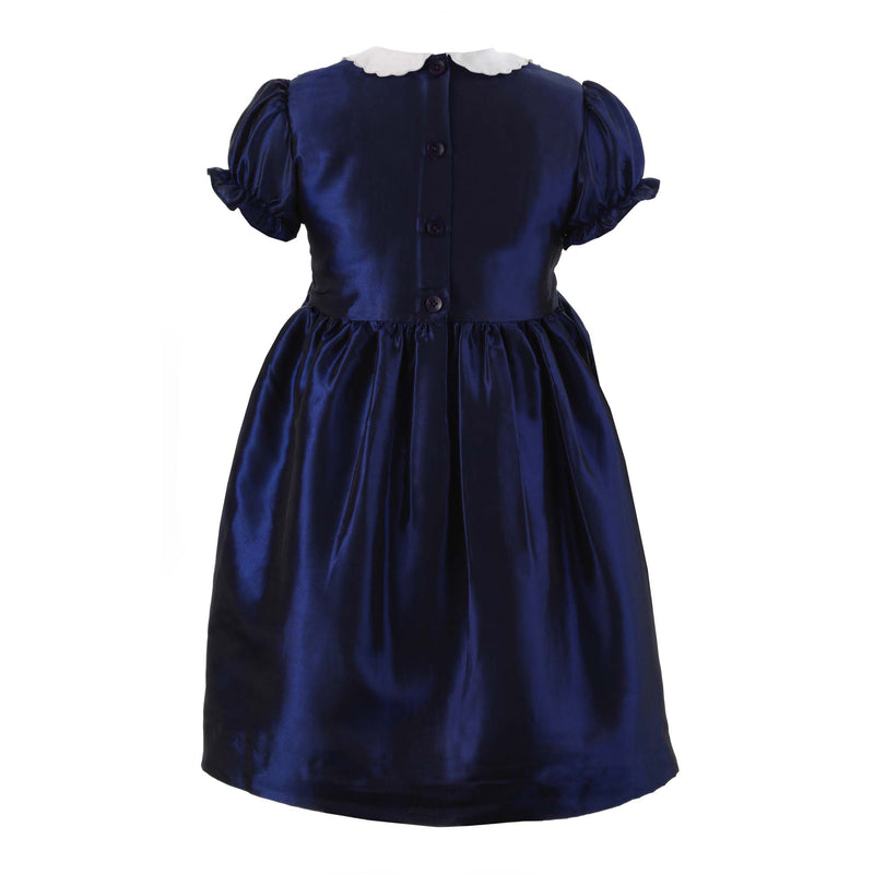 Taffeta Smocked Dress