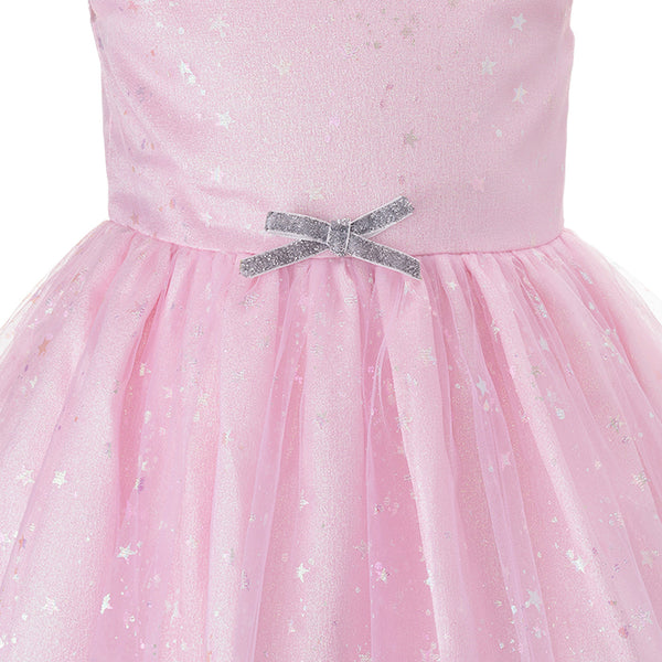 Sparkle Star Tulle Dress Pink
