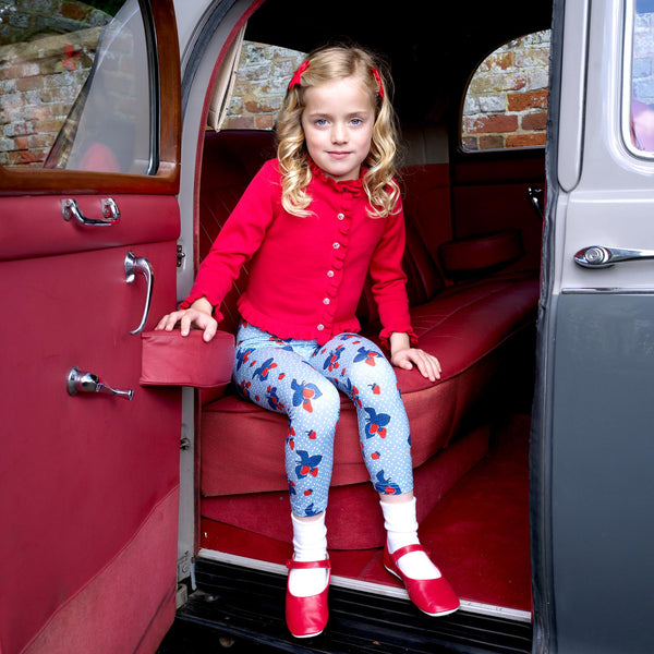 Red Frill Cardigan